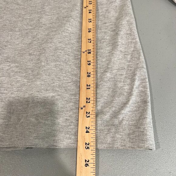 CP Company Cotton Blouse Size 42 L Gray Scoop Neck Pleated Capsule Staple - Picture 10 of 12